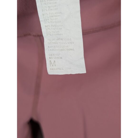 Fabletics PowerHold Leggings w/ Pockets Salmon Women's Size Medium - Picture 12 of 13